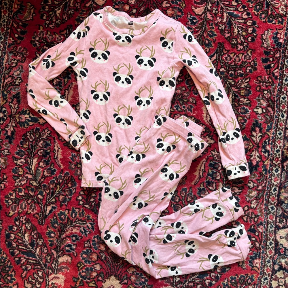 Tea collection Pink Panda Kids Pajamas